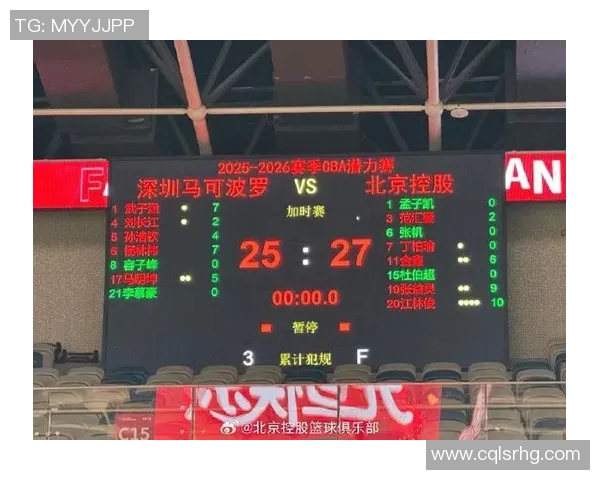CBA深圳队与北控队激战比分揭晓精彩瞬间回顾